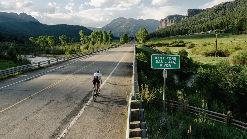 Philipp Kaider auf dem Weg zu seinem Sieg 2025 bei Race Across America