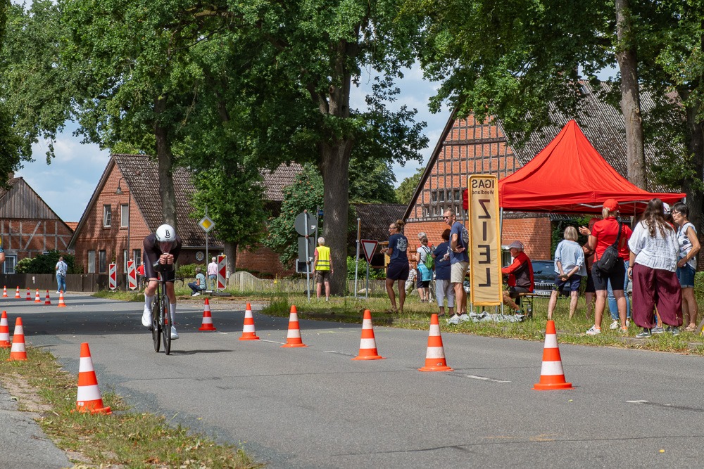 Start- und Zielbereich beim Wendland-Chrono Zeitfahren