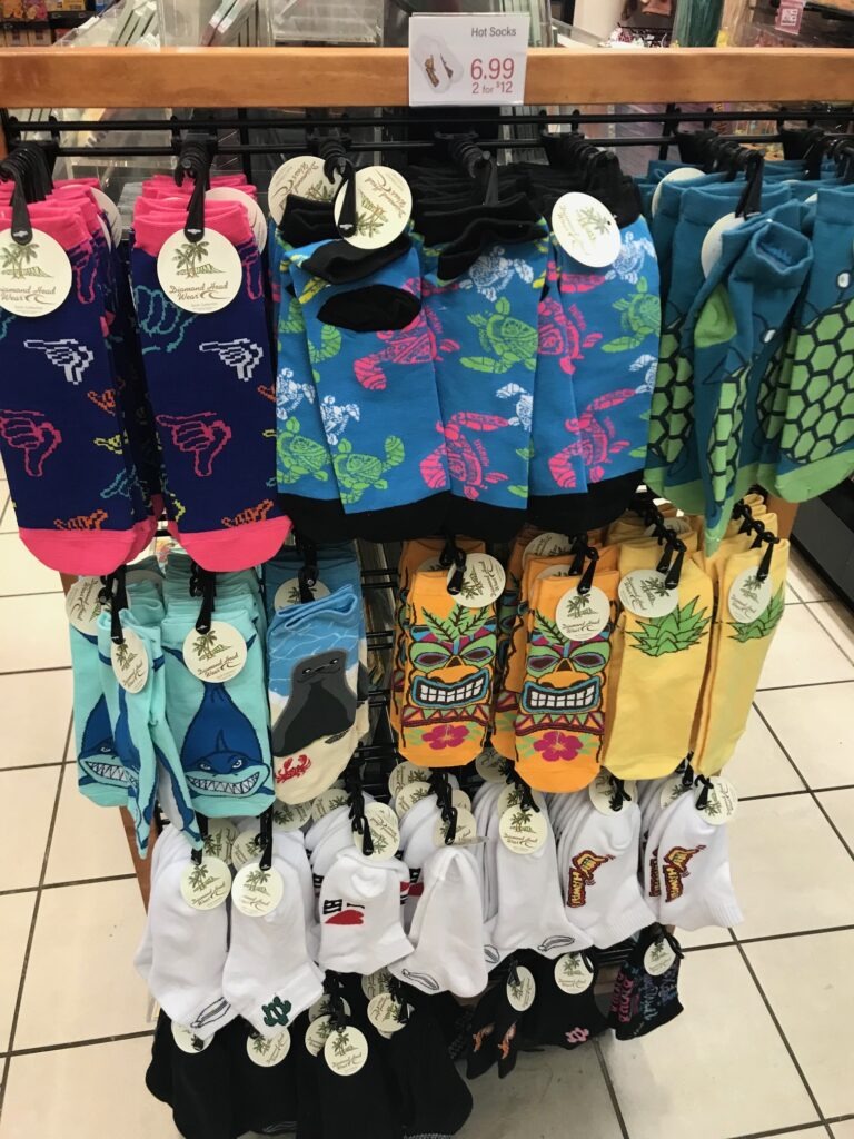 Socken im ABC Store auf Hawaii